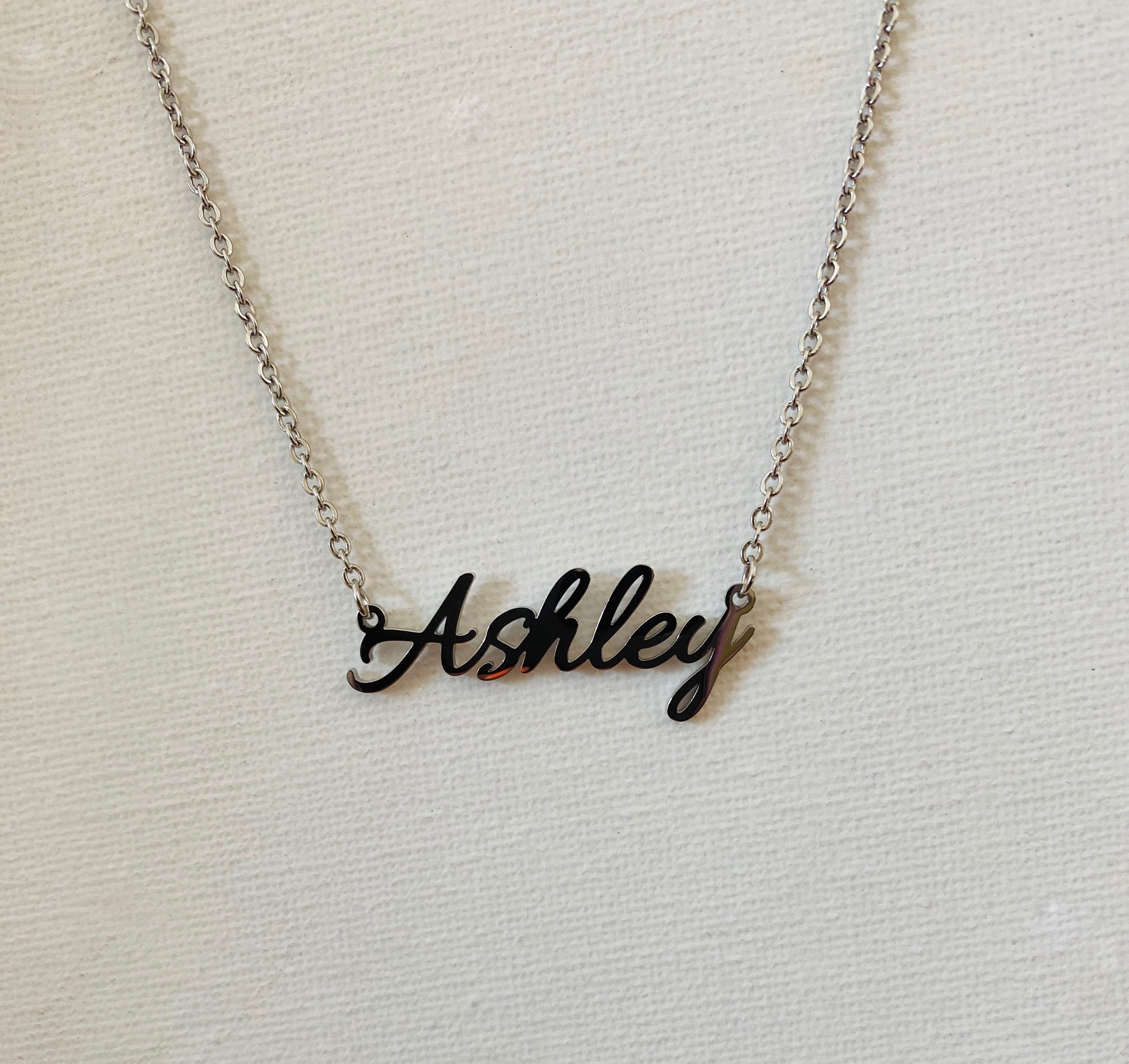 Silver custom necklace