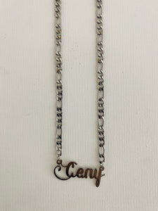 Silver custom necklace