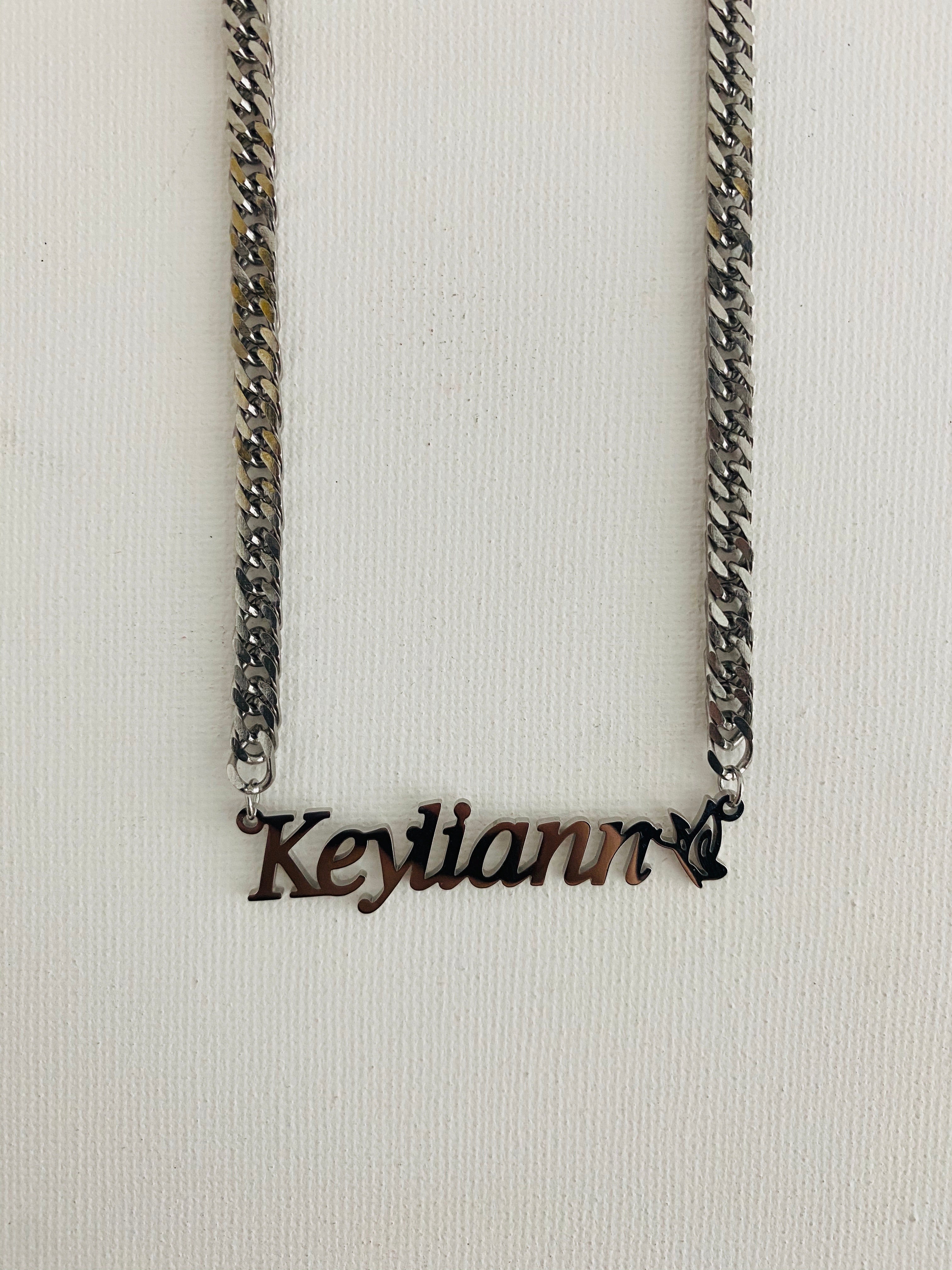 Silver custom necklace