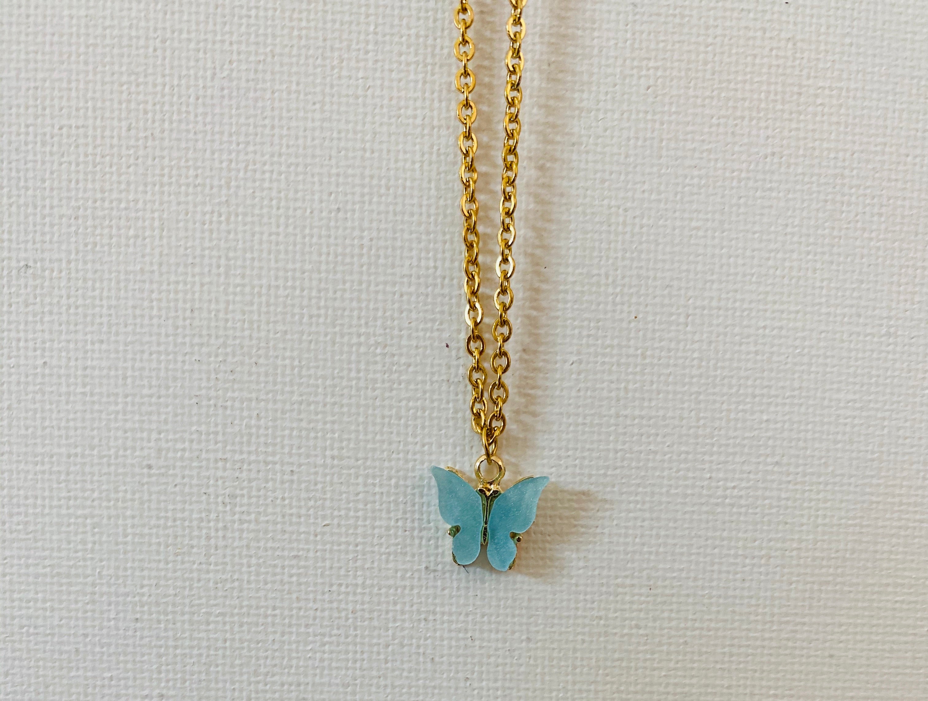 Butterfly anklet