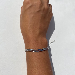 Silver single bracelets