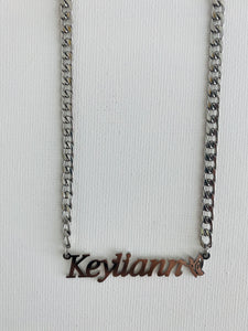 Silver custom necklace