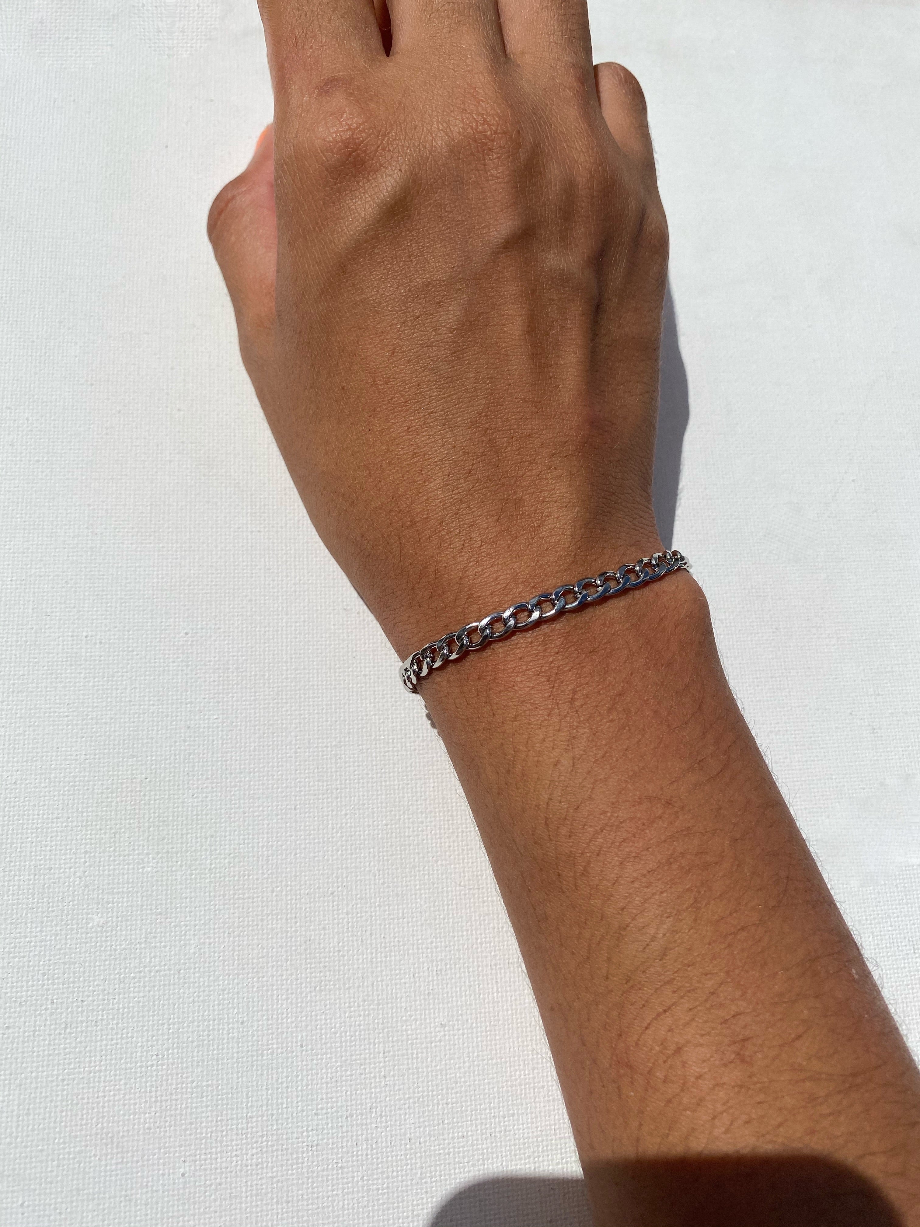 Silver single bracelets